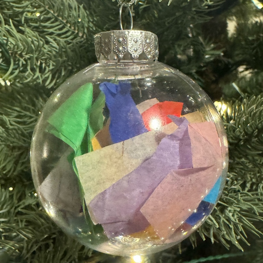 Eras tour confetti ornament Taylor swift